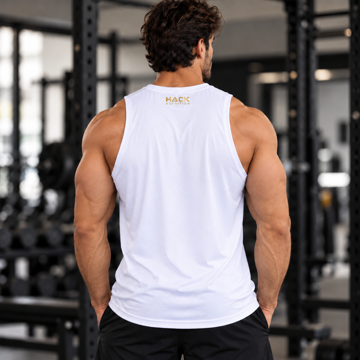 Hack Pro Performance Tank - White