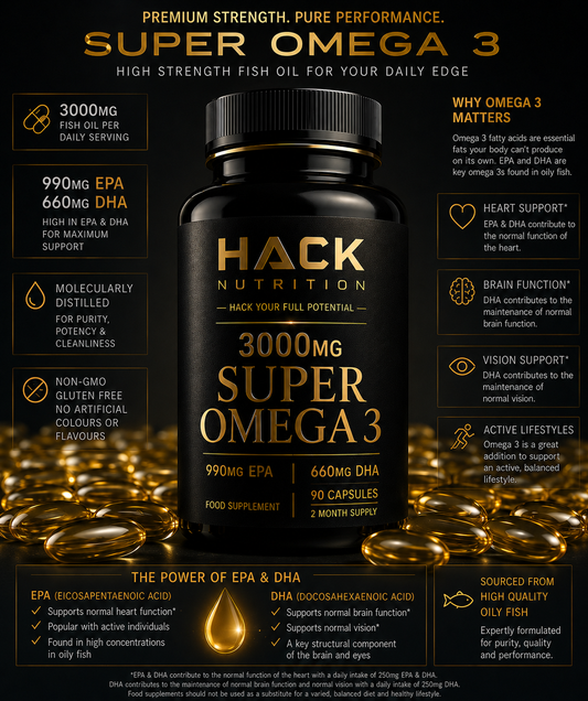 Super Omega 3 3000mg - 90 Capsules