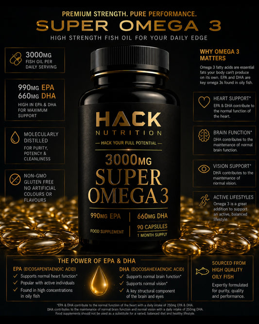 Super Omega 3 3000mg - 90 Capsules